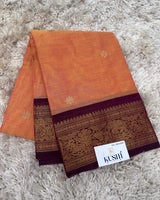 Kanchi Cotton Sarees with Heavy Pallu