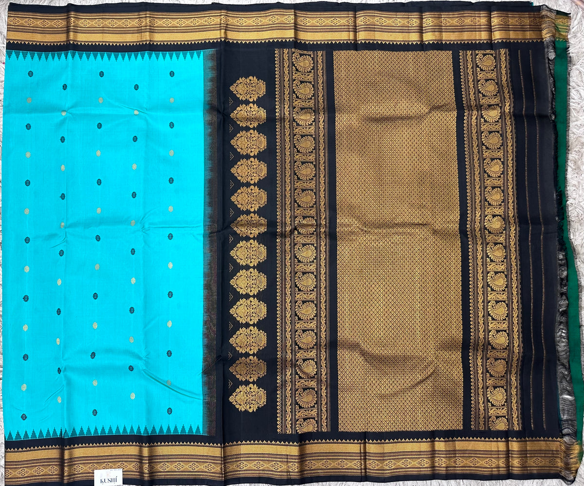 Gadwal Pattu Traditional Kanchi Border Sarees