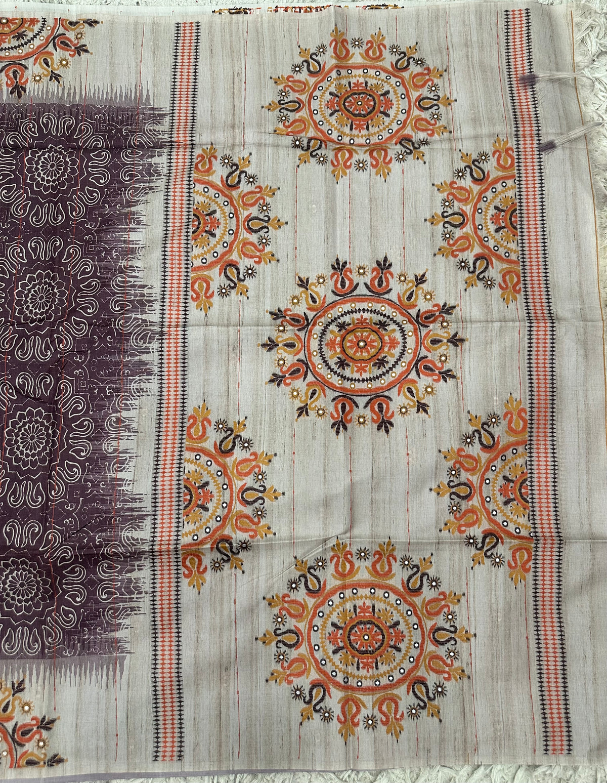 Fancy tussure weaving sarees