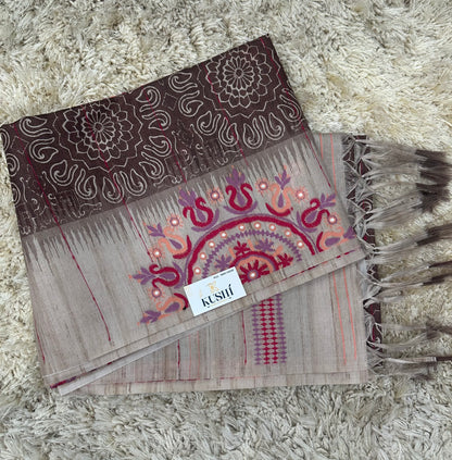 Fancy tussure weaving sarees