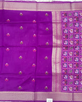 Munga Fancy Saree with Patola Pallu
