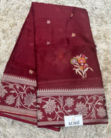 Manipuri silk Kota with banarase border saree