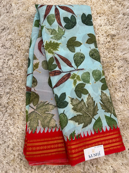 Mangalgiri digital print sarees