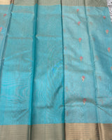 Chanderi Tissue Pattu with Kanchi Border Saree