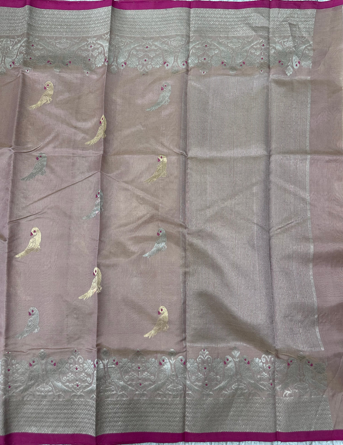 Chanderi Tissue Pattu Saree