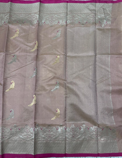 Chanderi Tissue Pattu Saree