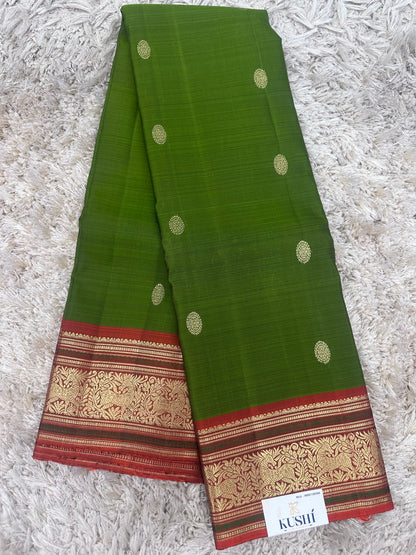 Green Kanjivaram Pattu Saree