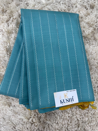 Kanchi Pattu Border Less Sarees