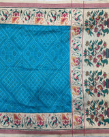 Semi Tussure Bandini Print Fancy Saree