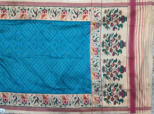 Semi Tussure Bandini Print Fancy Saree