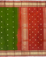 Green Kanjivaram Pattu Saree