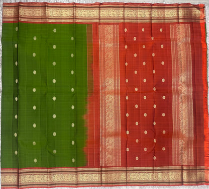 Green Kanjivaram Pattu Saree