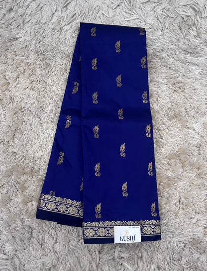 Semi silk with small border sarees