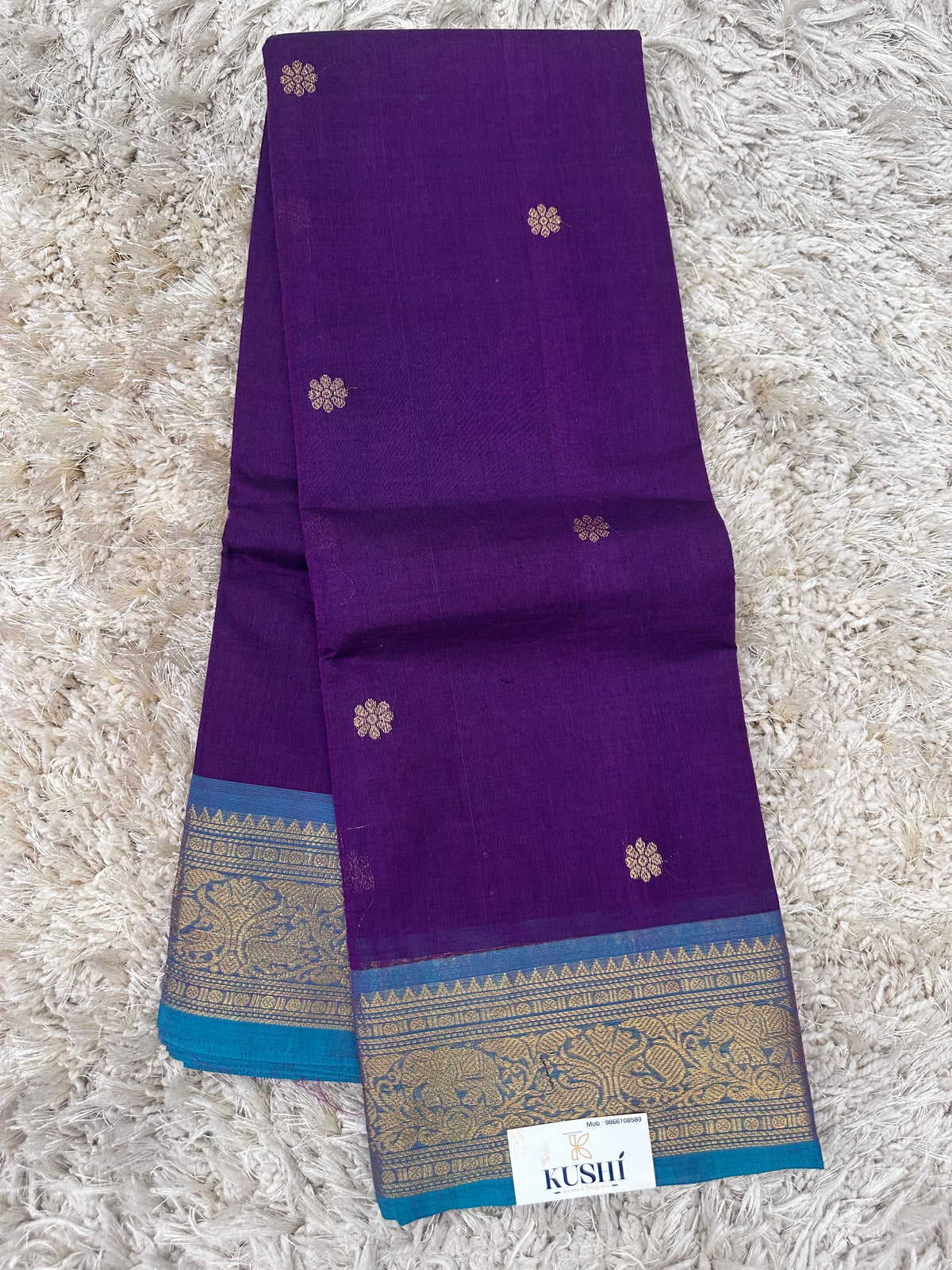 Kanchi Cotton Sarees with Heavy Pallu