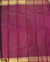 Maroon vaira oosi kanjivaram pattu saree