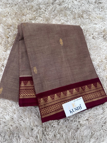 Kanchi Cotton Sarees with Heavy Pallu
