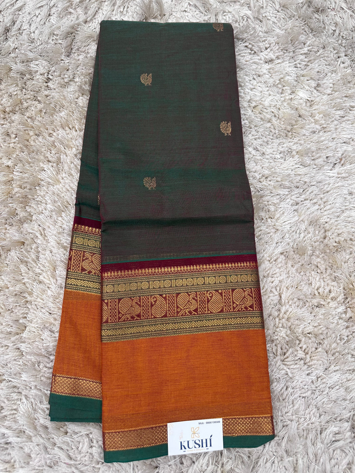 Kanchi Cotton Sarees with Heavy Pallu