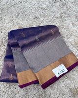 Purple Chanderi Tissue Pattu Saree
