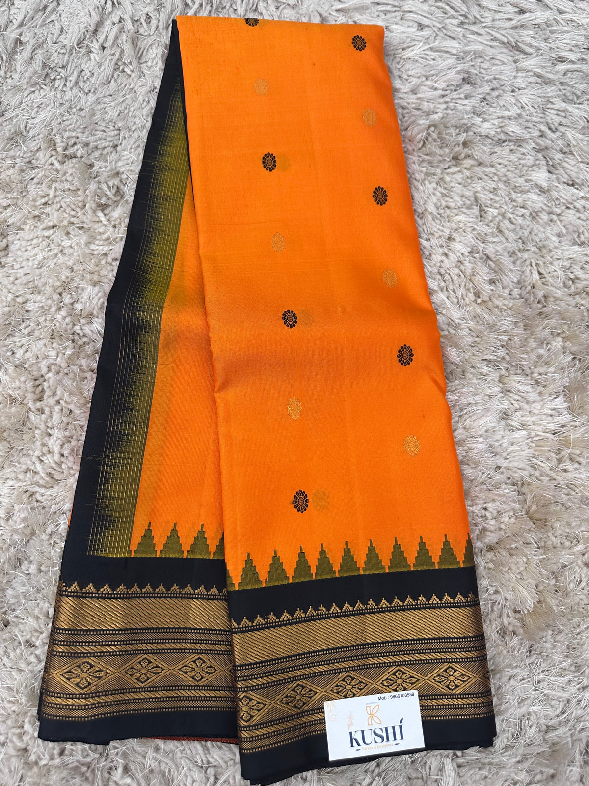 Gadwal Pattu Traditional Kanchi Border Sarees