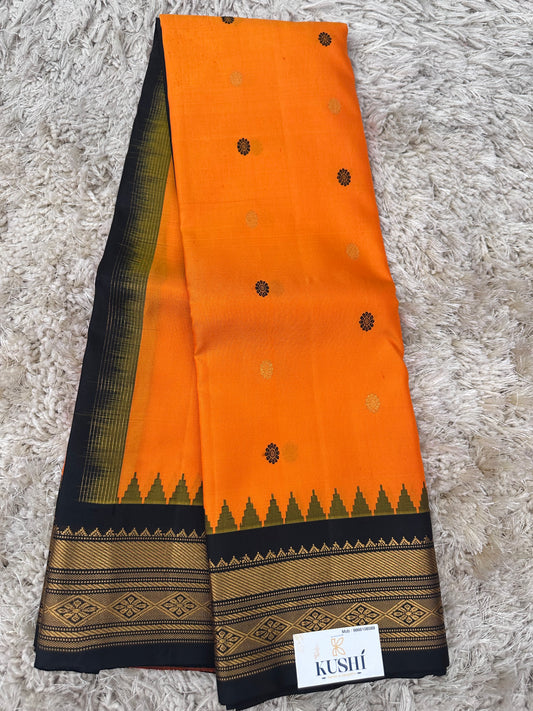 Gadwal Pattu Traditional Kanchi Border Sarees