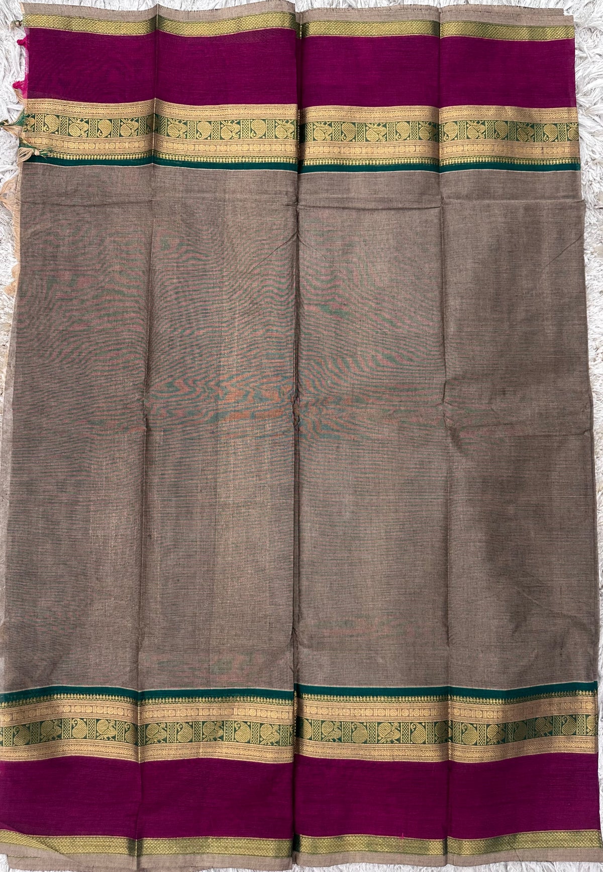 Kanchi Cotton Sarees with Heavy Pallu