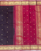 Brown Vintage Kanjivaram Pattu Saree