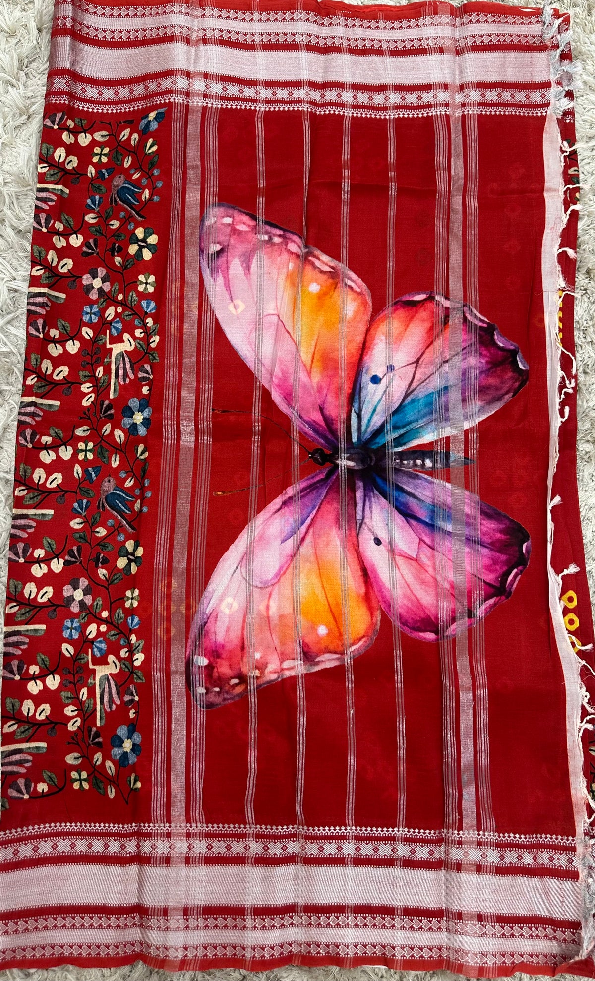 Mangalgiri digital print sarees