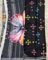 Mangalgiri digital print sarees