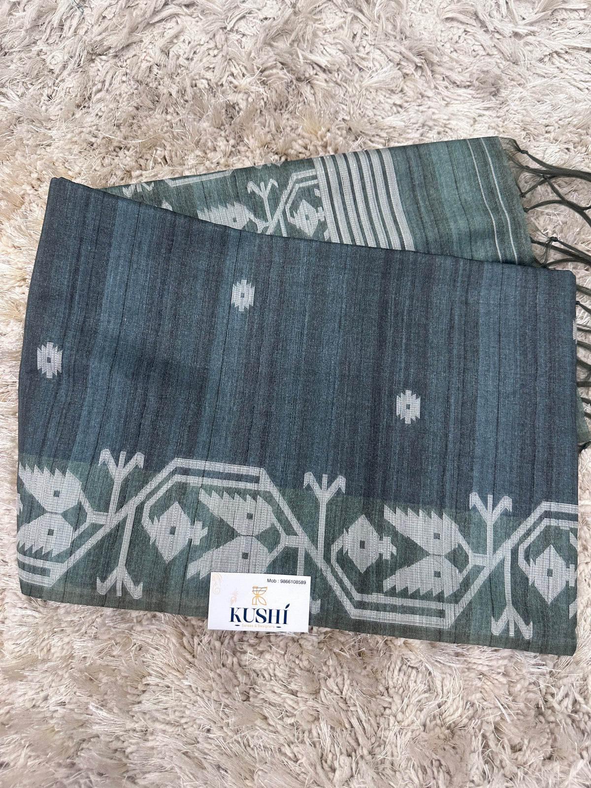 Jamdani Tussure Fancy Saree