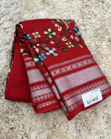 Mangalgiri digital print sarees