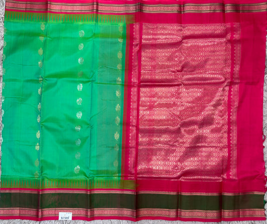 Venkatagiri Pattu Saree with Gap Border