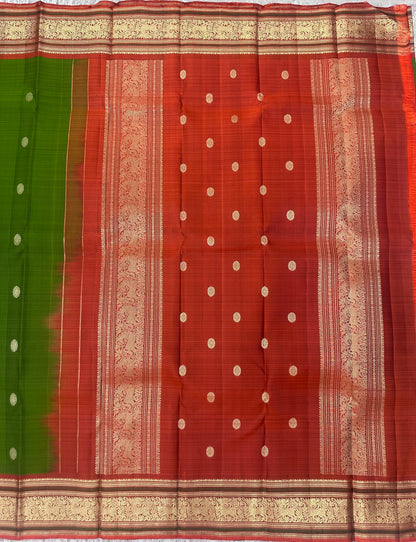 Green Kanjivaram Pattu Saree