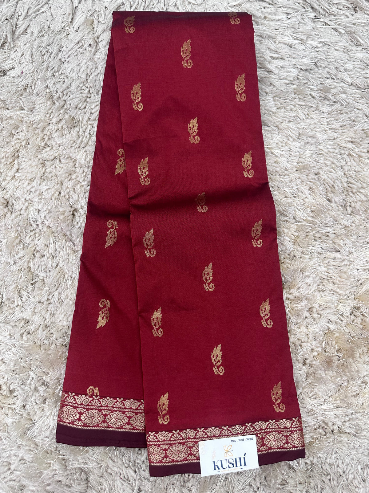 Semi silk with small border sarees