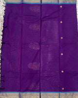 Kanchi Cotton Sarees with Heavy Pallu