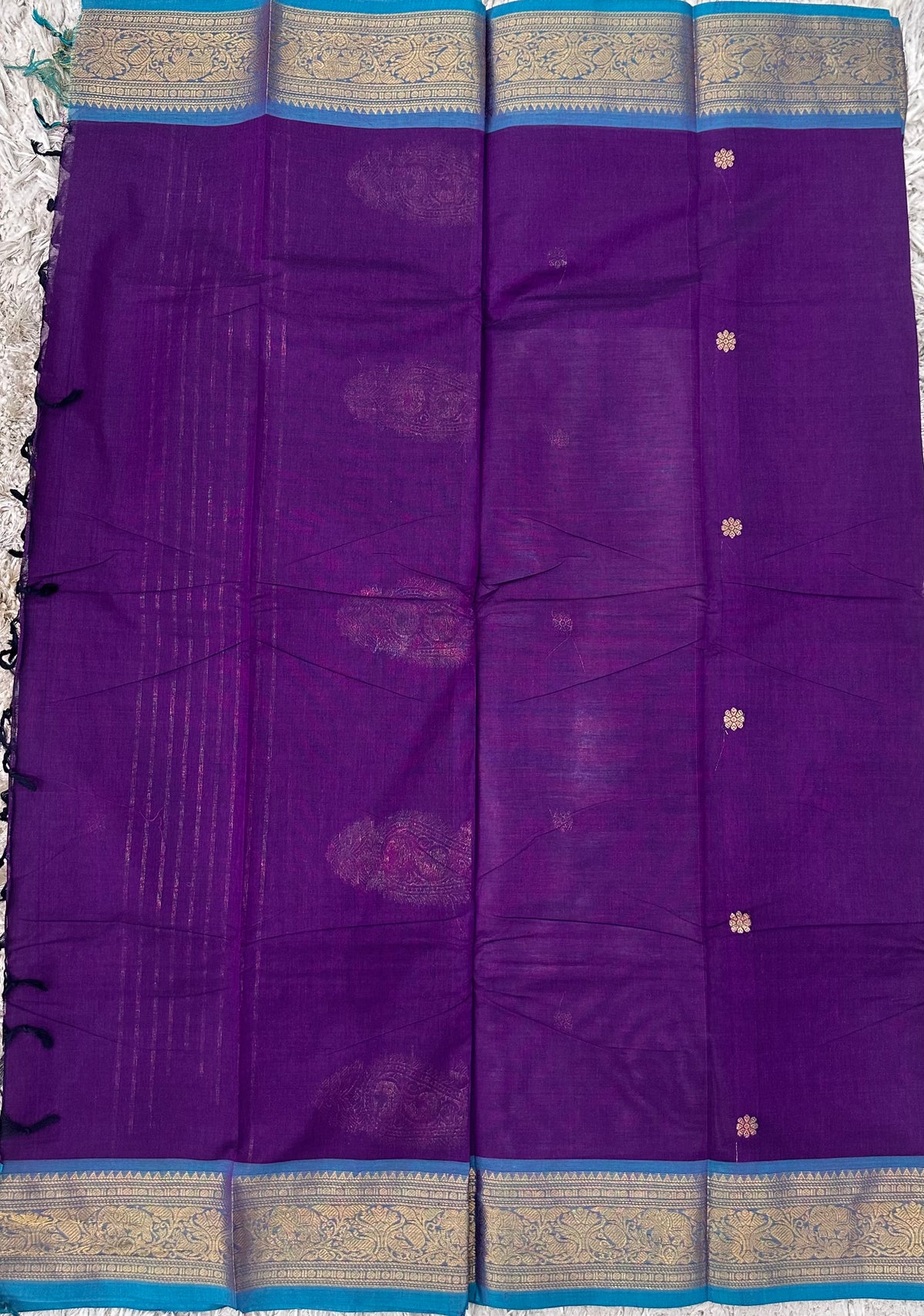 Kanchi Cotton Sarees with Heavy Pallu