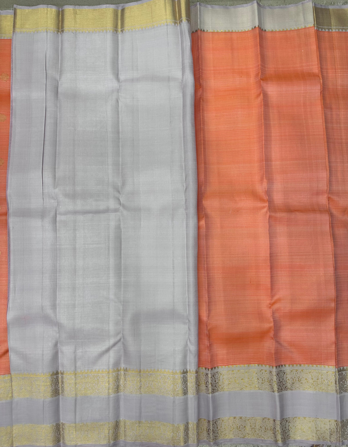 Gap border kanjivaram pattu saree