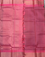 Green Venkatgiri Pattu Saree with Checks