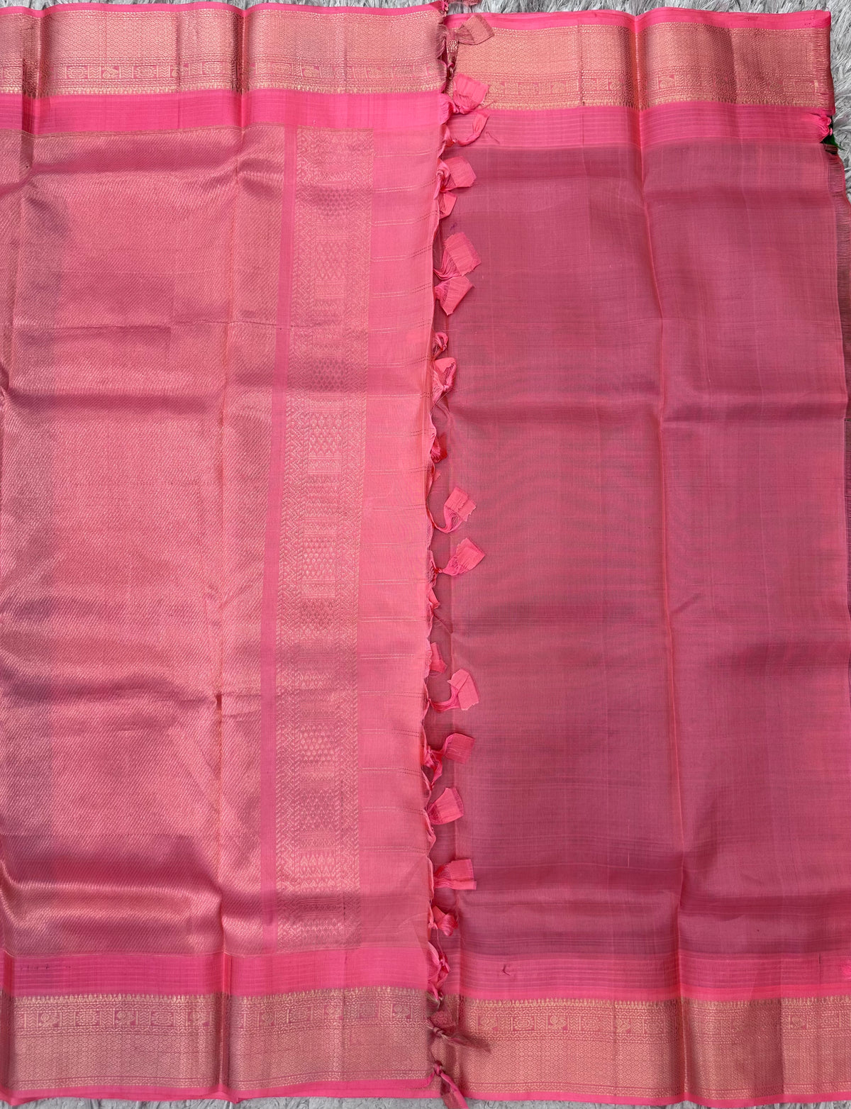 Green Venkatgiri Pattu Saree with Checks