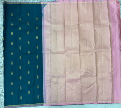 Kanchi Pattu Border Less Sarees