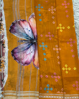 Mangalgiri digital print sarees