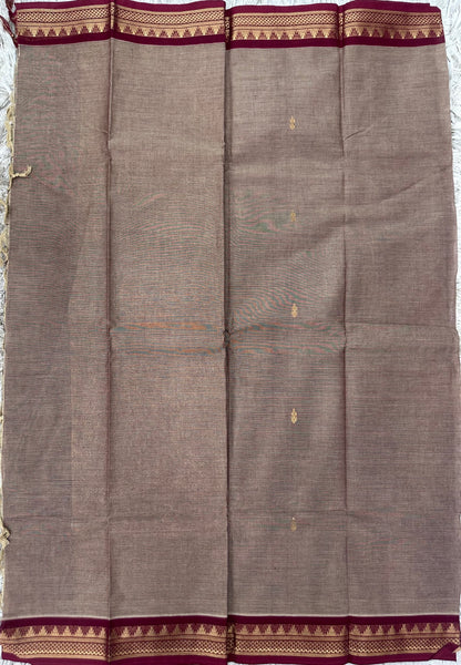 Kanchi Cotton Sarees with Heavy Pallu