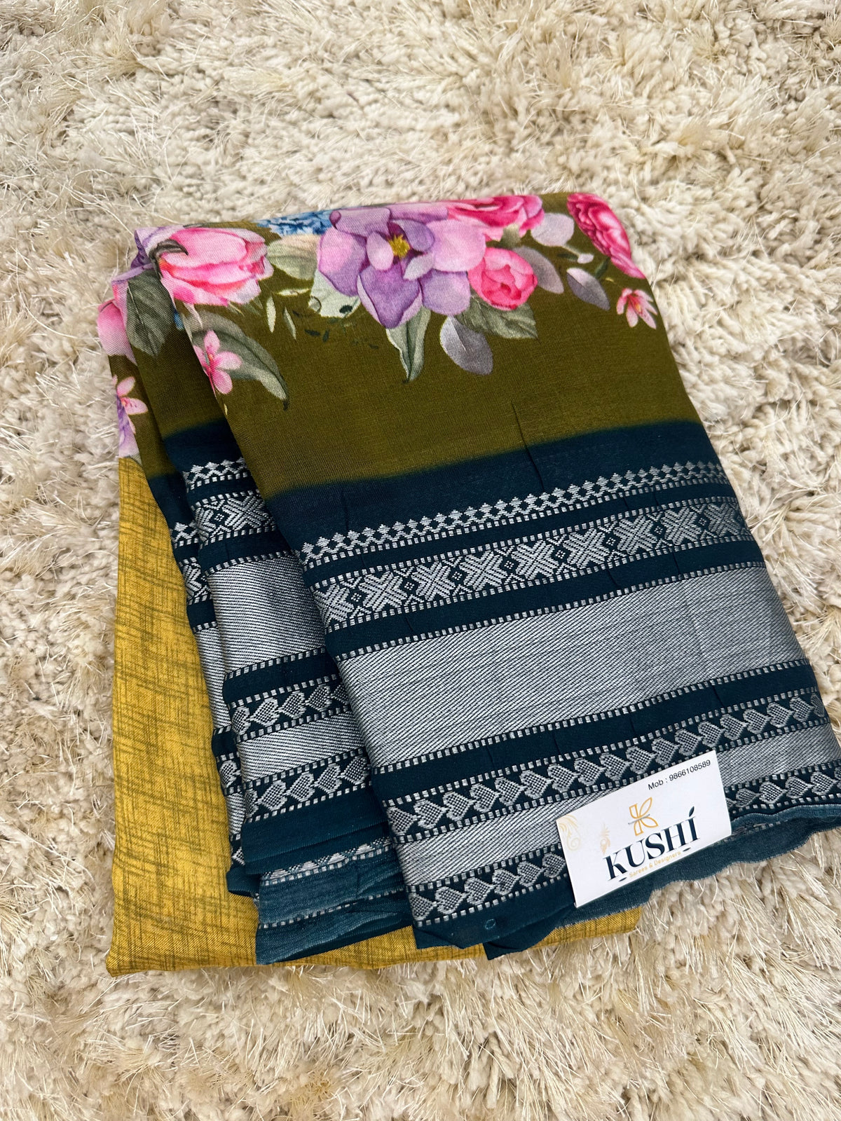Mangalgiri digital print sarees