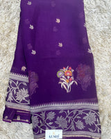 Manipuri silk Kota with banarase border saree