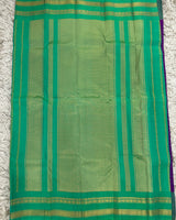 Gadwal Pattu Gap Border Saree