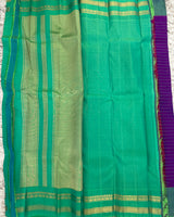 Gadwal Pattu Gap Border Saree