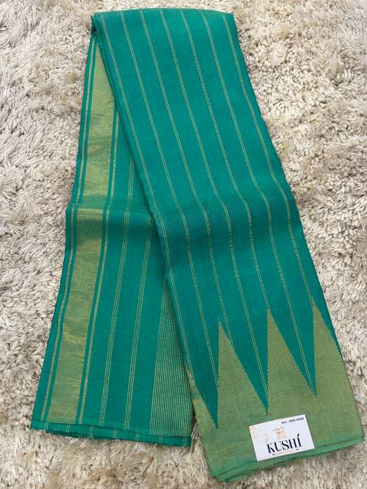 Gadwal pattu temple border saree 