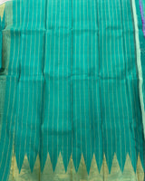 Gadwal pattu temple border saree 