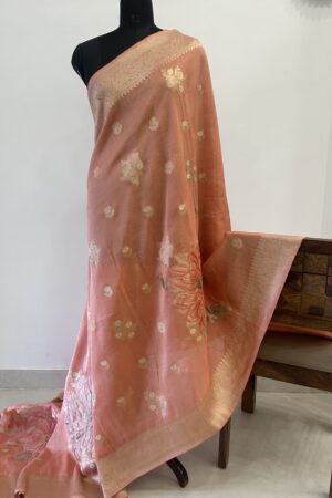 Fancy Banarase pure georgette saree