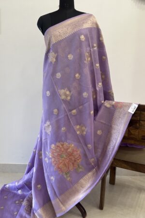 Fancy Banarase pure georgette saree